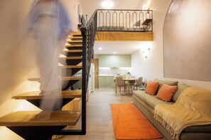 Loft, 1 Bedroom | Living area - Vayas Residences Agora (Trikala)