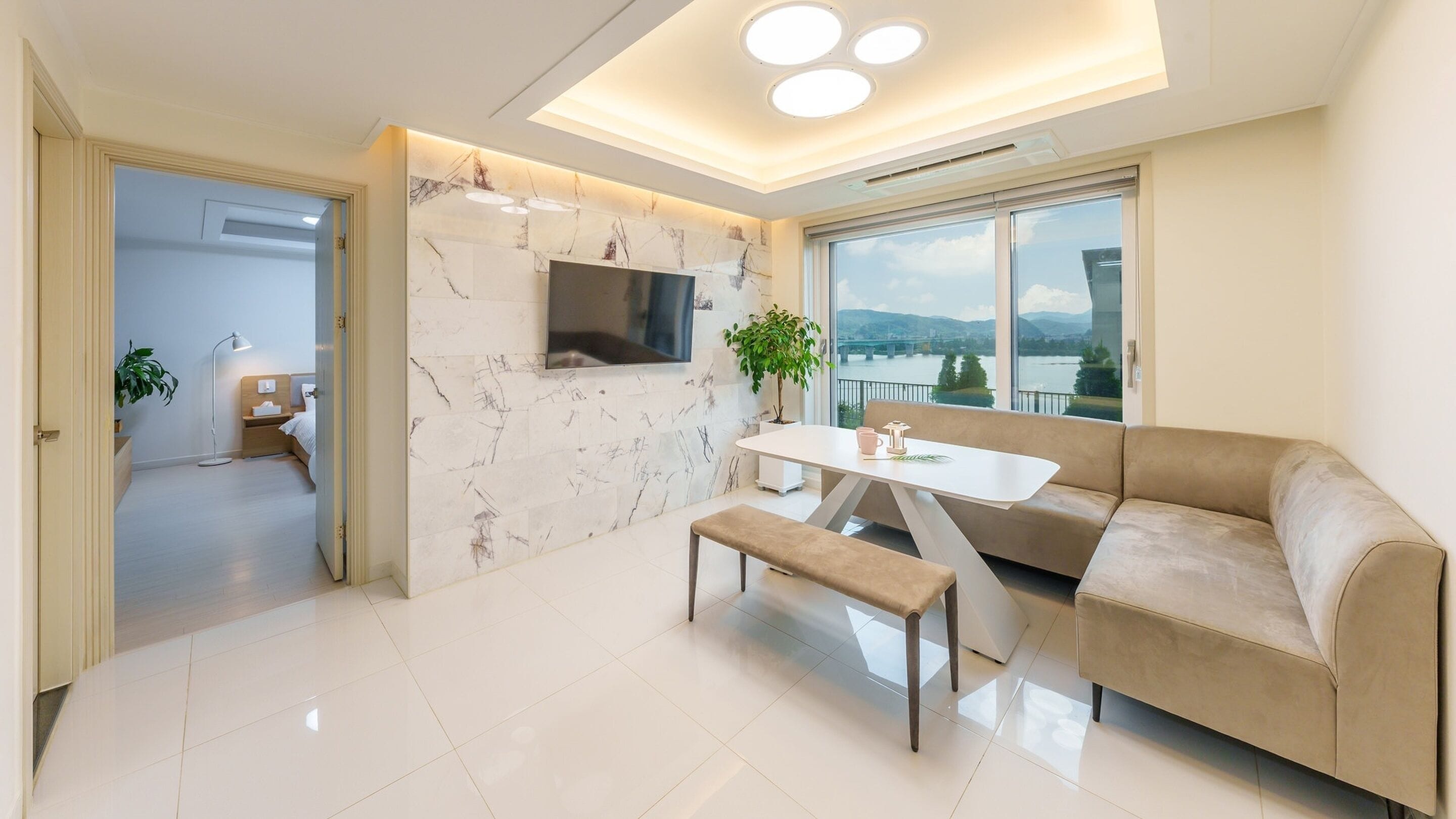 ベーシック ルーム 1 ベッドルーム (A,1st Floor (River View / Spa /BBQ)) | 1 室のベッドルーム、WiFi (無料)
