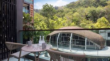 Exclusive Apartment, Balcony, Pool View | Balcony