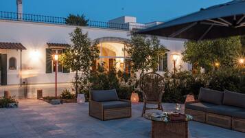 Aussenbereich für Bankette