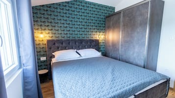 1 soverom, strykejern/-brett, reiseseng for barn og wi-fi (inkludert)