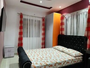 Family Apartment, Balcony, City View | In-room safe, desk, laptop workspace, blackout drapes - Morville Apartments  (Abeokuta)