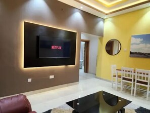 Family Apartment, Balcony, City View | Living area - Morville Apartments (Abeokuta)