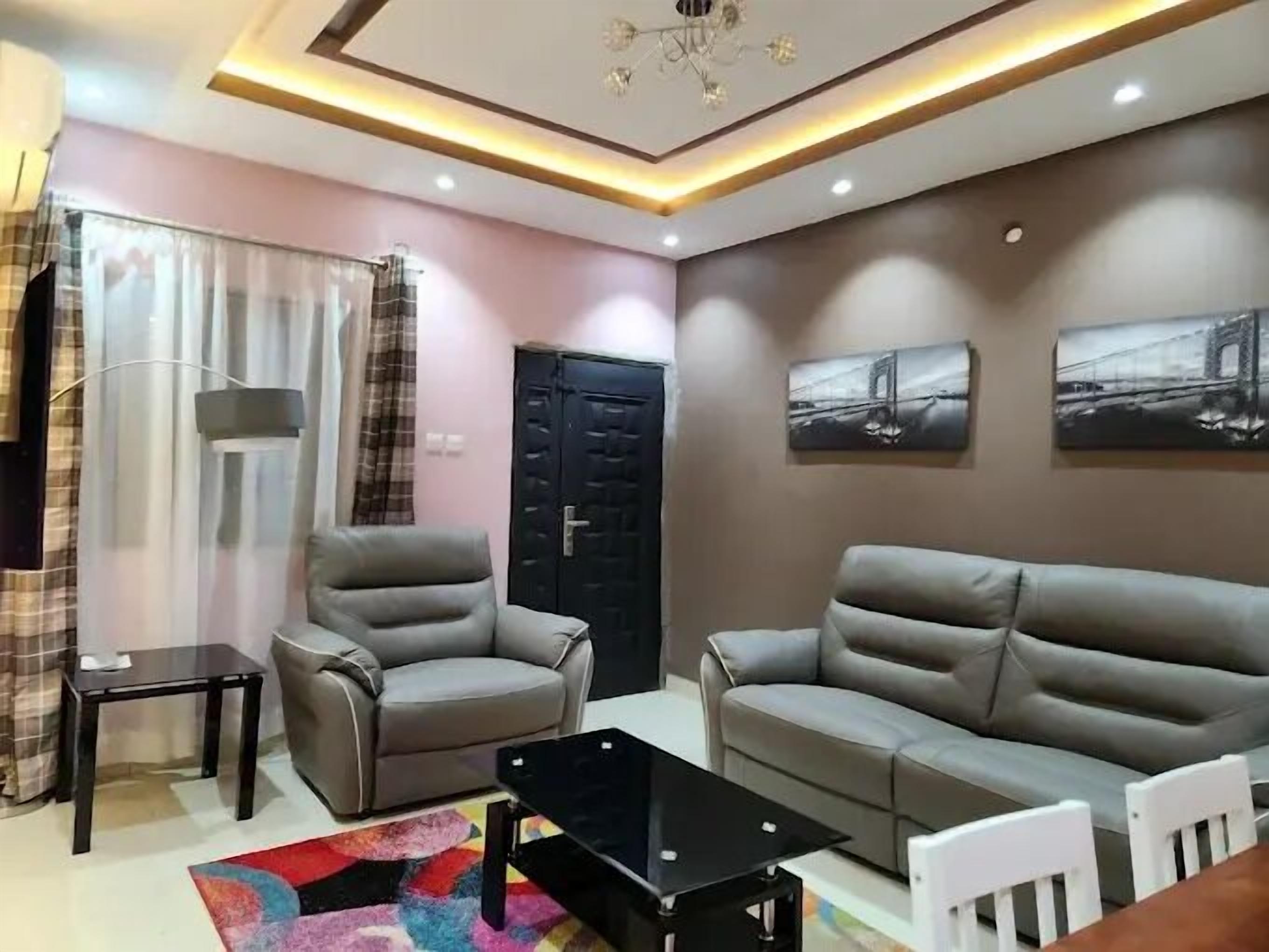 Apartemen Keluarga, balkon, pemandangan kota | Area keluarga