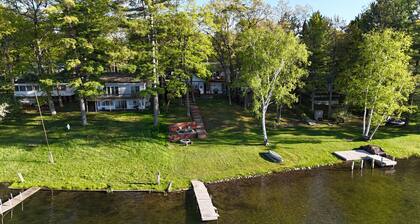 Seven Oaks at Bass Lake - Beautiful Lakefront Getaway with Dock and Canoe!