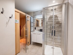 Hair dryer - Luxury apartment with sauna and jacuzzi in Les Saisies (Les Saisies)