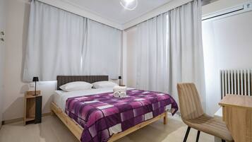 2 chambres, fer et planche Ă repasser, Wi-Fi, draps fournis