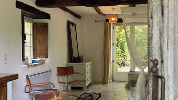 Double or Twin Room, Patio, Pool View | Premium bedding, individually decorated, individually furnished