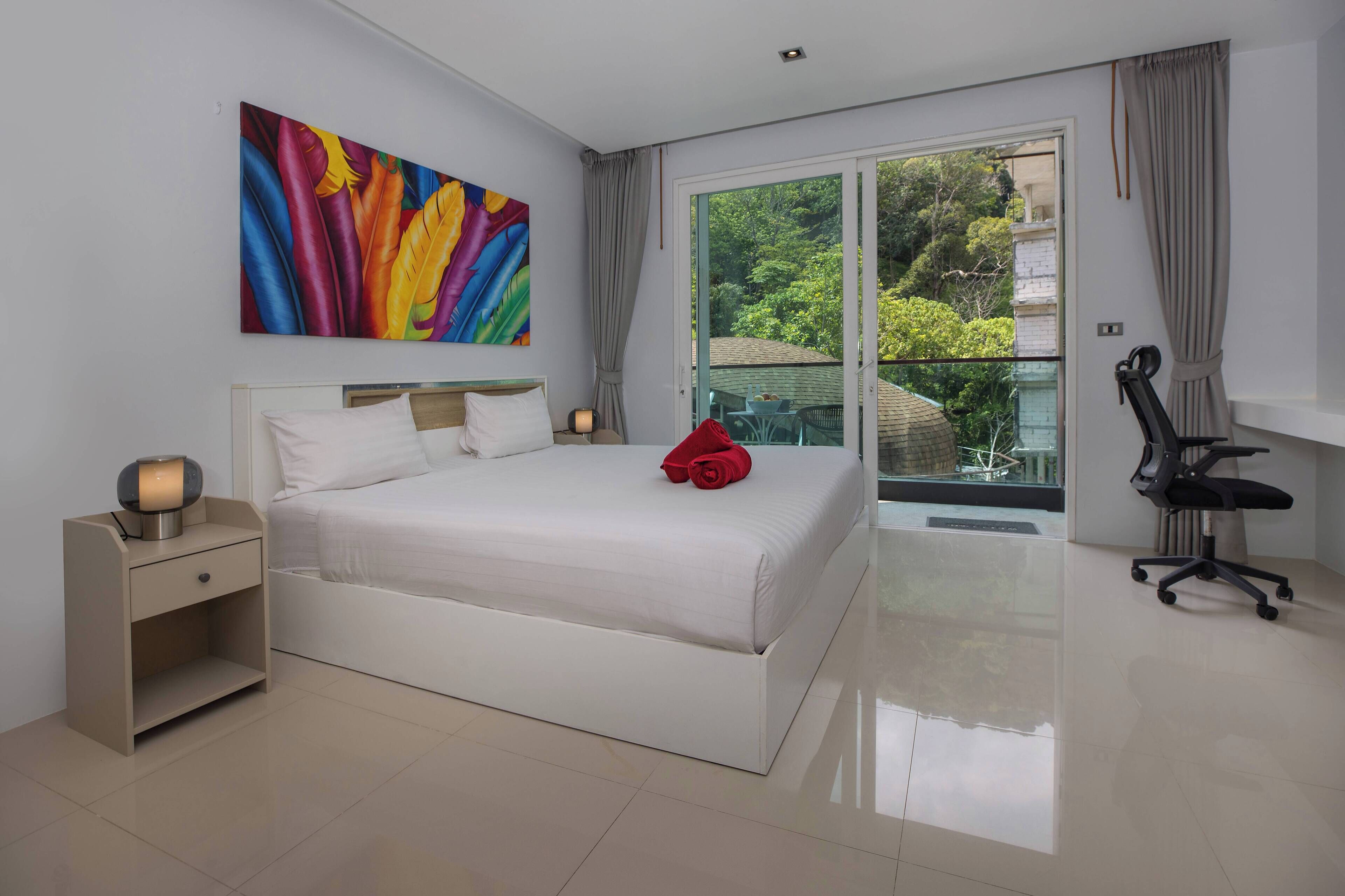 Exclusive Apartment, Balcony, Pool View | View from room