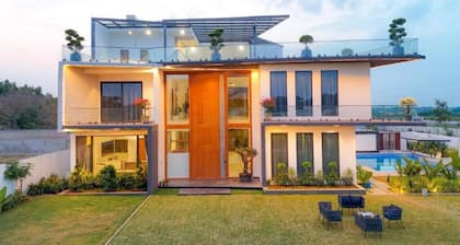 ASHVA RETREAT – Luxury Pool Villa with Lawn Near RGIA Airport, Hyderabad