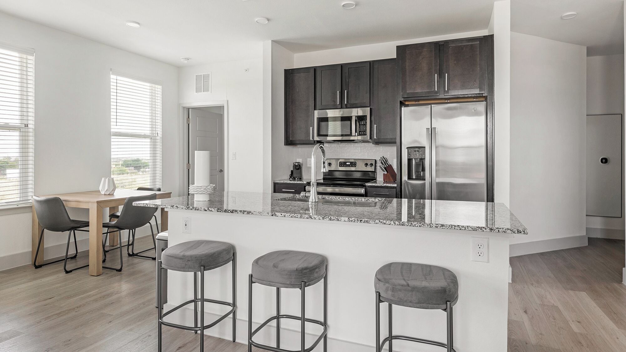 Apartment, 2 Bedrooms | Private kitchen | Full-sized fridge, microwave, oven, stovetop