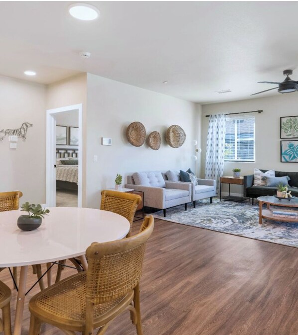 50-inch TV with digital channels - Phoenix Goodyear Apartments by Landing (Goodyear)