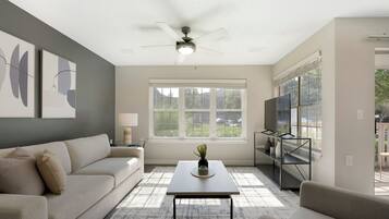 Apartment, 1 Bedroom | Bathroom | Free toiletries, hair dryer, towels, soap