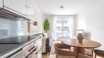 Apartament, 1 llit doble i sofà llit | Sala d'estar