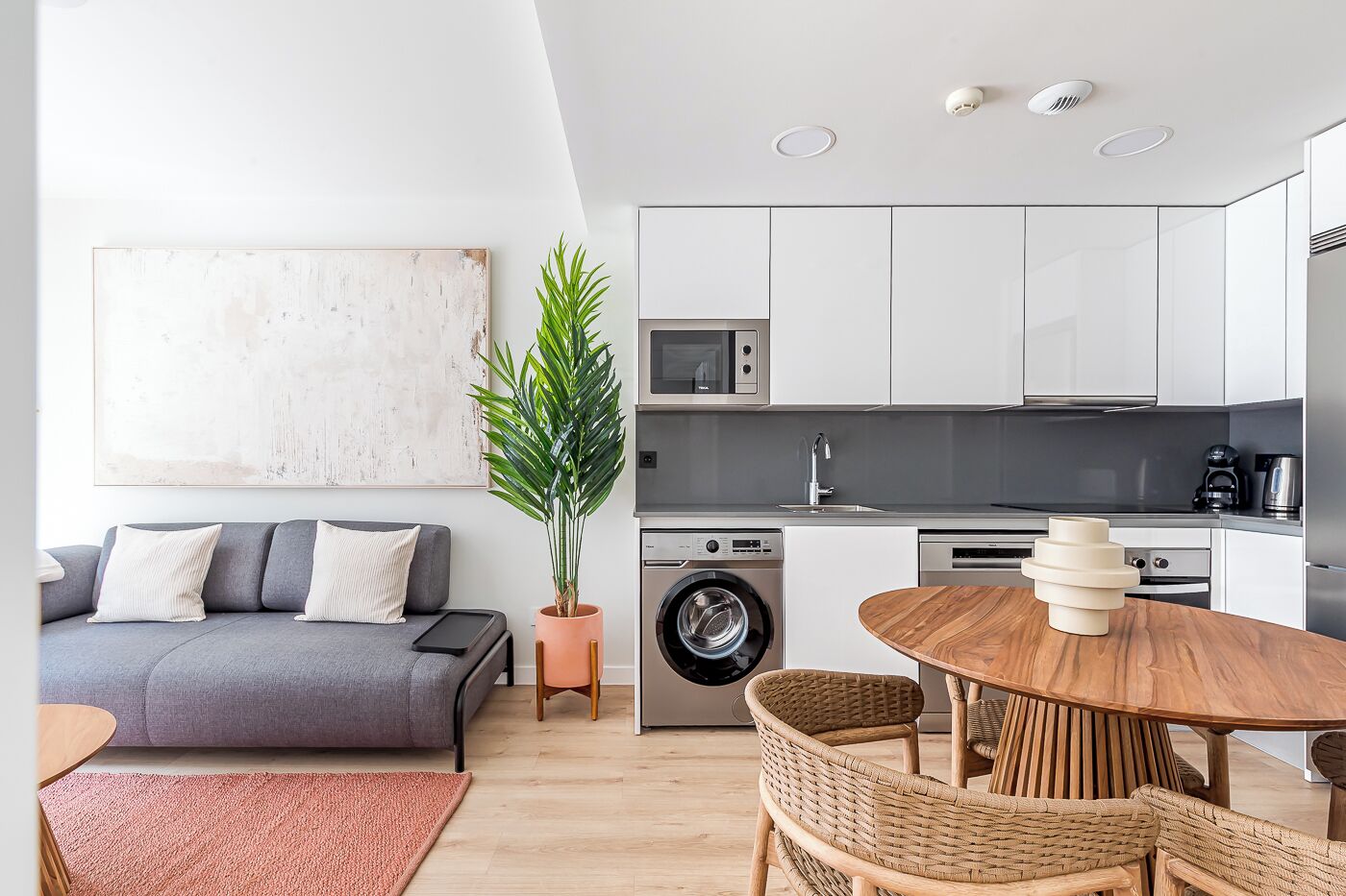 Appartement, 1 tweepersoonsbed met slaapbank, terras | Woonruimte