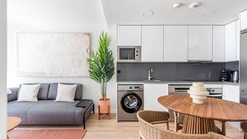 Appartement, 1 tweepersoonsbed met slaapbank, terras | Woonruimte