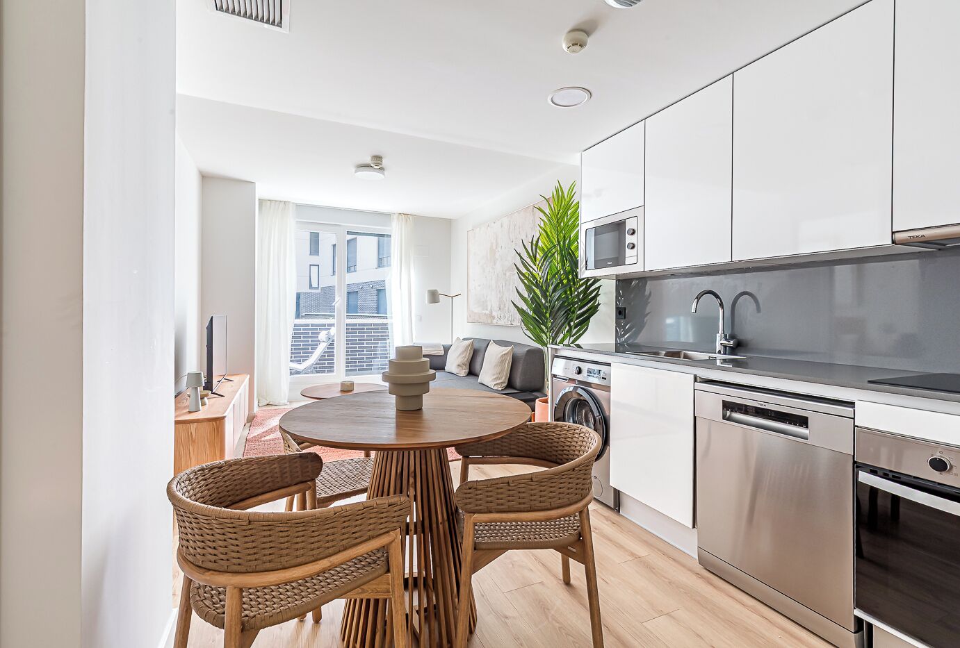 公寓, 1 张双人床和 1 张沙发床, 露台 | 餐厅