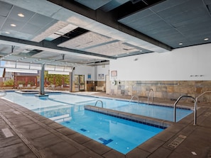 Indoor pool, a heated pool - Newpark 212 | Private Hot Tub | Kitchenette | End Unit | Balcony | Pool & Hot Tub (Park City)