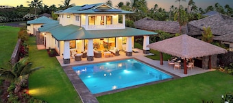 5BR I Hale Maia at Kukui ula - Elegant Pool Retreat with Golf Views in Poipu