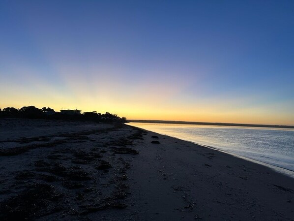 Aan het strand