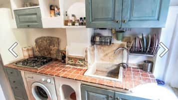 Deluxe Apartment, Balcony, City View | Private kitchen | Electric kettle, high chair