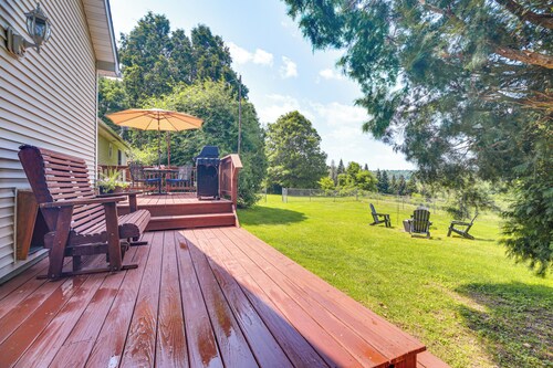 Family Getaway w/ Deck: 3 Mi to Lake Champlain