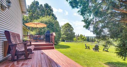 Family Getaway w/ Deck: 3 Mi to Lake Champlain