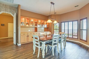 House (4 Bedrooms) | Interior - Boat Dock & Hot Tub: Waterfront Home in Milam! (Milam)