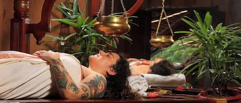 Un sauna, baño turco, tratamientos corporales