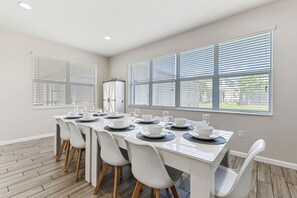 Spacious dining area - Stylish Getaway•Pool•Game Room•Near Disney (Kissimmee)