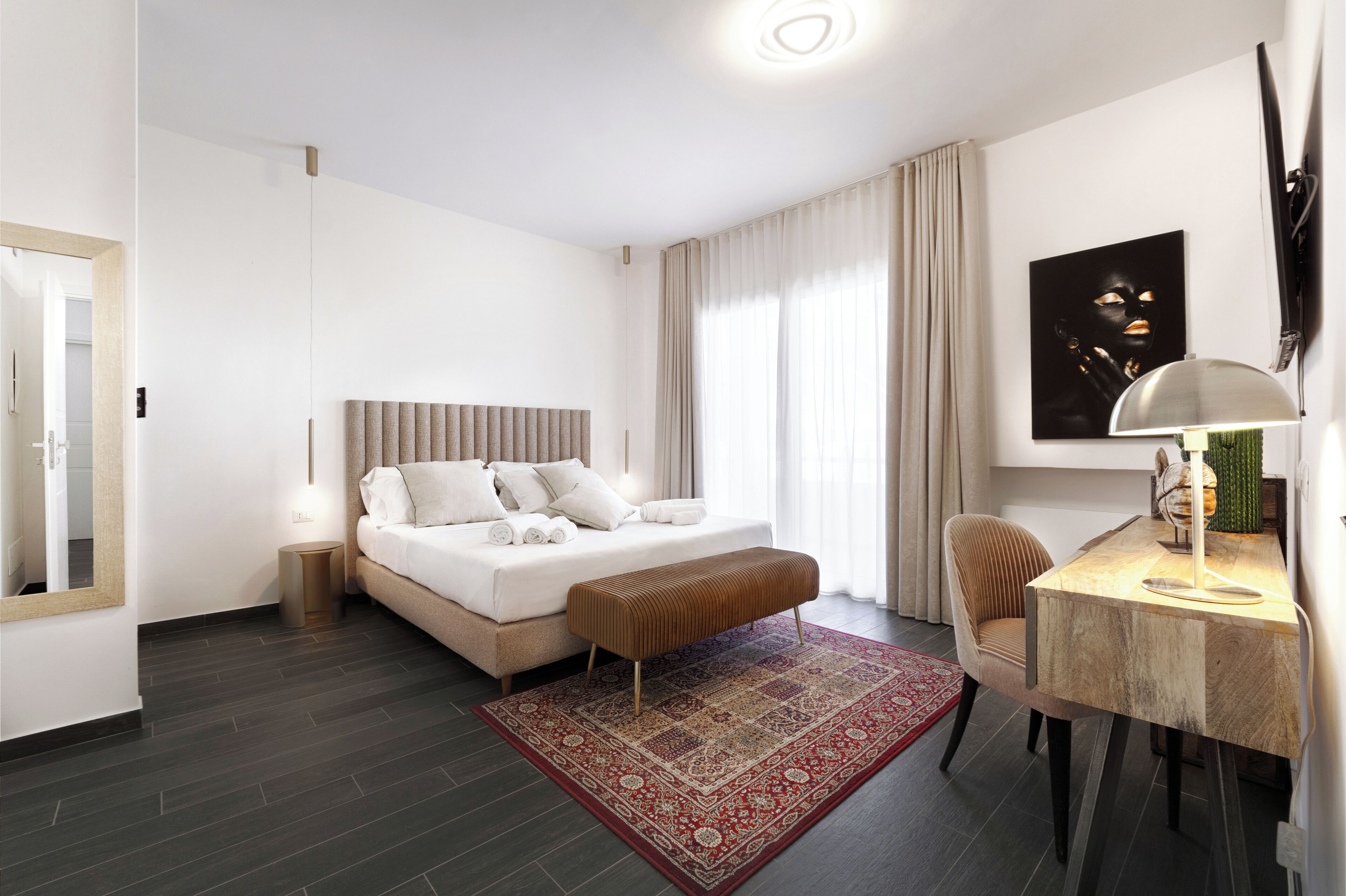 Luxury Double Room, Balcony, Sea View | In-room safe, desk, blackout curtains, soundproofing