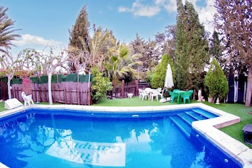 Vue sur piscine