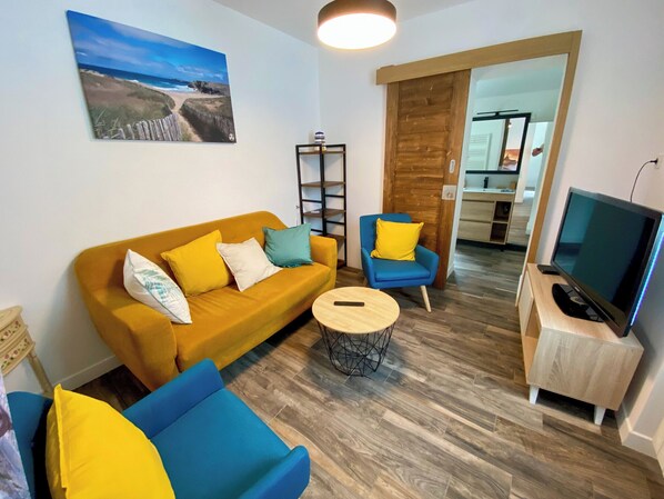 Living area - Charming house on the Voie Verte (Concarneau)