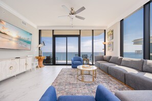 Condo, 4 Bedrooms | Living area - Phoenix Gulf Shores Ii 1901 4 Bedroom Condo (Gulf Shores)