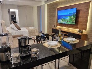 1 bedroom, iron/ironing board, free WiFi, bed sheets - Apartment with balcony, swimming pool, gym, co-work at Equipe (Santa Cruz de la Sierra)