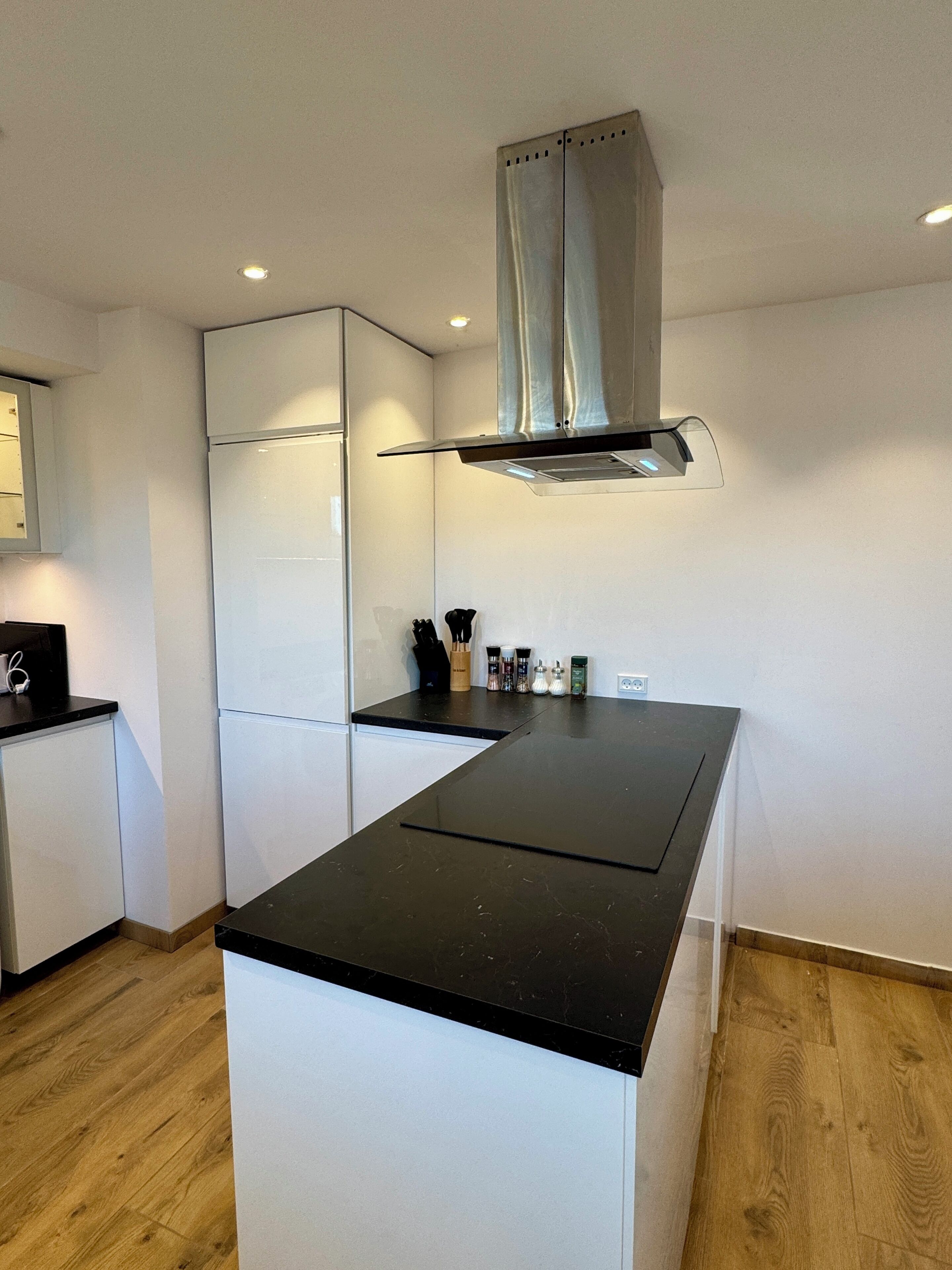 Oven, stovetop, dishwasher, electric kettle