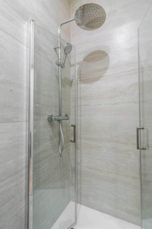 Shower, hair dryer