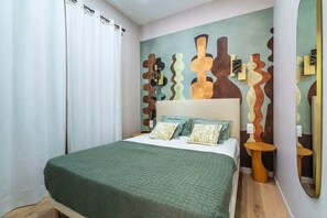 1 soverom, strykejern/-brett, wi-fi og sengetøy