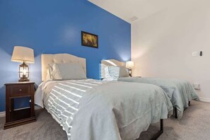 4 bedrooms, iron/ironing board, travel crib, WiFi