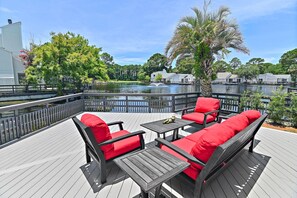 Terrace/patio - Pool 🐶 Pet Friendly – WhimSea Retreat ☀️ (Miramar Beach)