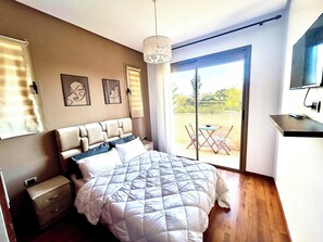 1 bedroom, iron/ironing board, travel crib, free WiFi