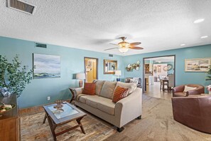 Smart TV, DVD player, books