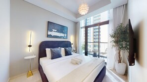 2 makuuhuonetta, silitysrauta/-lauta, ilmainen Wi-Fi, vuodevaatteet