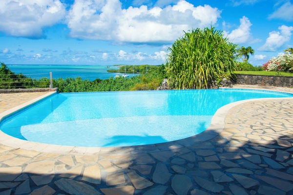 Vista a la piscina