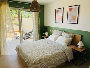 1 bedroom, iron/ironing board