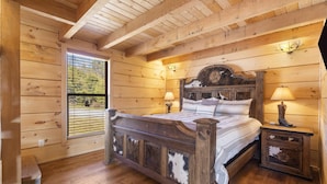Cabin, Multiple Beds, Hot Tub, Mountain View (Elk Lodge) | 1 bedroom, individually decorated, individually furnished, bed sheets - Elk Lodge Cabin for 4! (Branson)