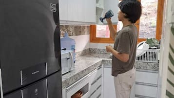 Microwave, oven, stovetop