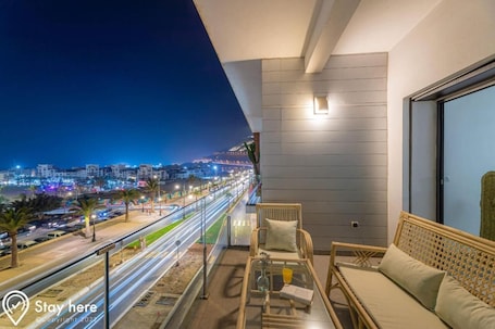 Blick von der Unterkunft