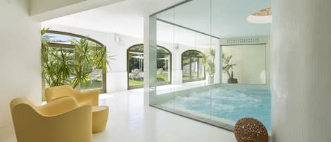 Indoor pool, outdoor pool