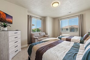 2 quartos, Wi-Fi de cortesia, roupa de cama